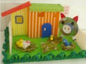 幼儿园玩教具制作：废旧材料——小动物的家