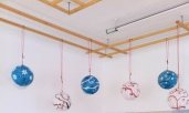 幼儿园活动区布置：美工区——漂亮的花纹