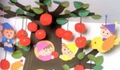 幼儿园环境布置吊饰：苹果