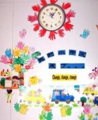 幼儿园环境布置：墙面布置——我的小手变成了······