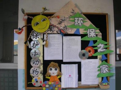 幼儿园家园联系栏布置 鱼儿之家