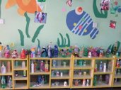 幼儿园活动区布置：美工区材料