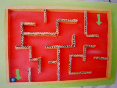 幼儿园玩教具制作:走迷宫_中国幼儿教师网