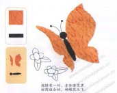 幼儿撕纸艺术欣赏：蝴蝶