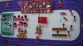 幼儿园环境布置墙面：运动场