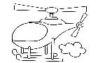 幼儿园交通工具简笔画：飞机