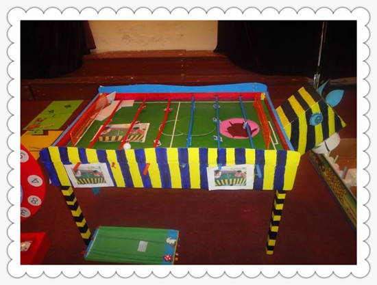 幼儿园自制体育玩具:桌上足球_中国幼儿教师网