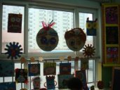门窗装饰：幼儿作品展