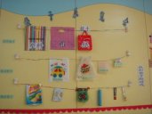 幼儿园主题墙饰：袋子展览会