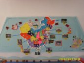 幼儿园墙面布置：美丽的祖国