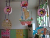 幼儿园室内环境布置：吊饰
