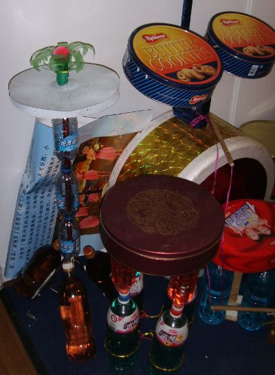 幼儿园玩教具制作:架子鼓