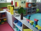 幼儿园活动室布置：建筑区