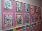 幼儿园墙面布置：幼儿作品展