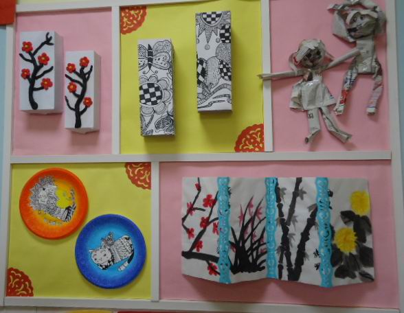 幼儿园环境布置楼道:幼儿作品展--中国幼儿教师网