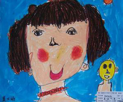 幼儿绘画作品:我的老师