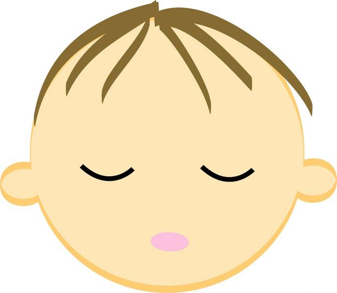 幼儿卡通画:宝宝表情—不高兴