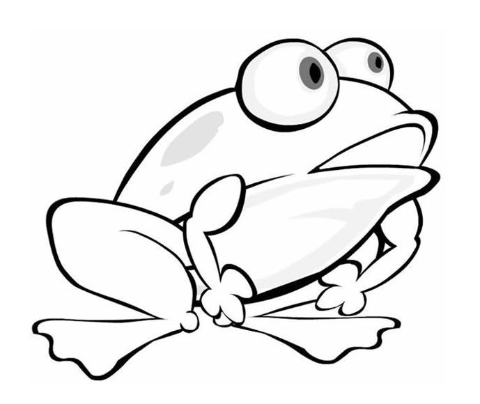 幼儿园范画 青蛙