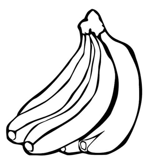 幼儿园水果简笔画:香蕉