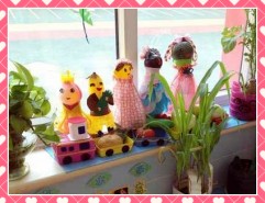 幼儿园小班活动区布置：水果娃娃跳舞